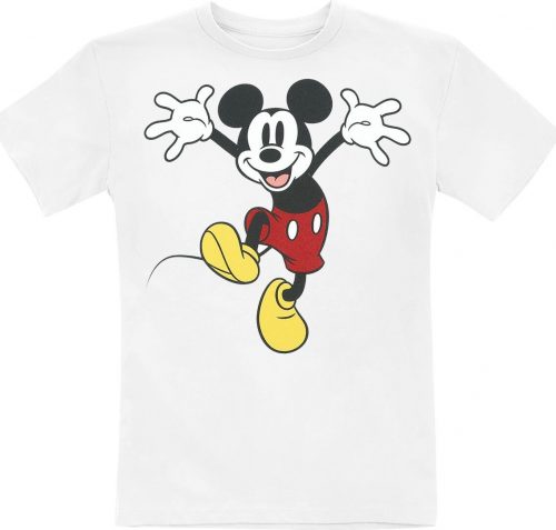 Mickey & Minnie Mouse Kids - Mickey & Friends - Happy Mickey detské tricko bílá