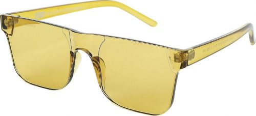 Urban Classics Sunglasses Honolulu With Case Slunecní brýle hořčicově žlutá