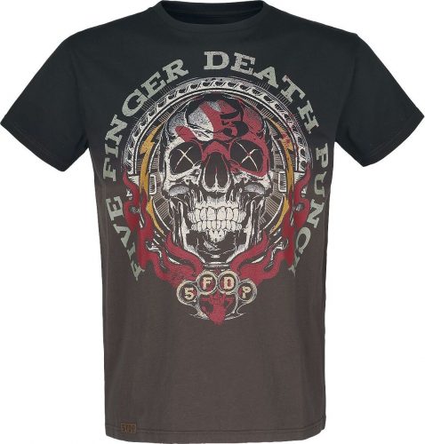 Five Finger Death Punch EMP Signature Collection Tričko hnědá