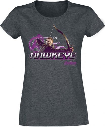 Avengers Hawkeye - Logo Dámské tričko prošedivelá