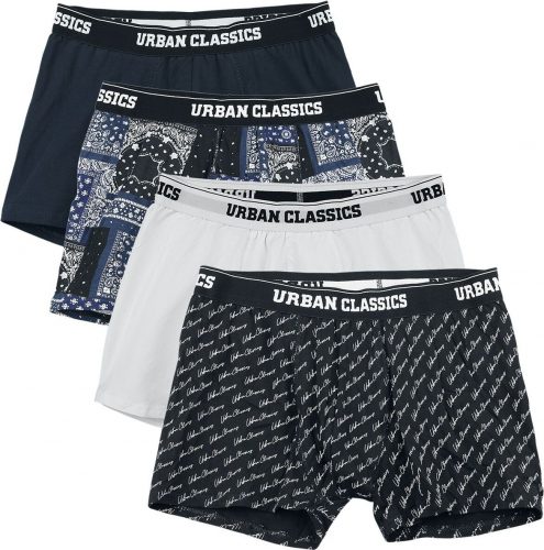 Urban Classics Organické boxerky - balení 5 ks Boxerky šedá/cerná/bílá