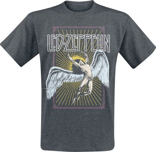 Led Zeppelin Icarus Colour Tričko tmavě šedá