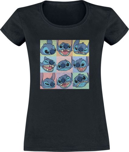 Lilo & Stitch Stitch Box Dámské tričko černá