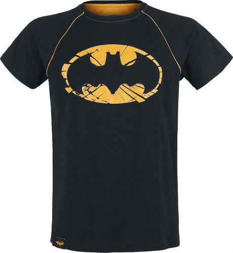Batman Bat-Logo Tričko cerná/žlutá
