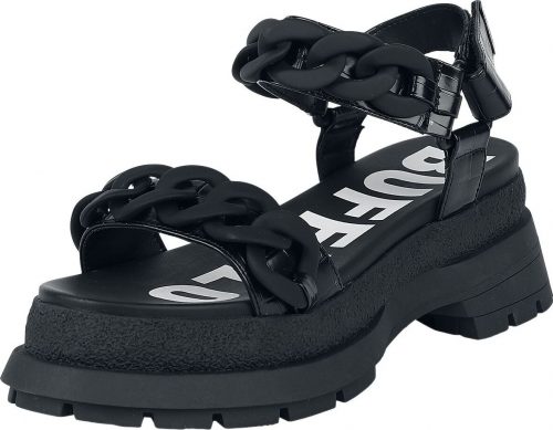 Buffalo Rude Chain sandály černá