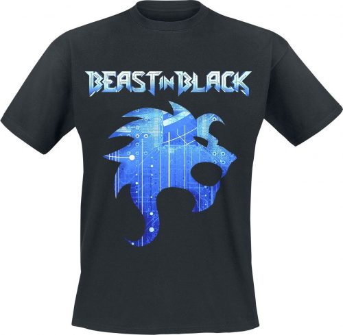 Beast In Black Electro Tričko černá