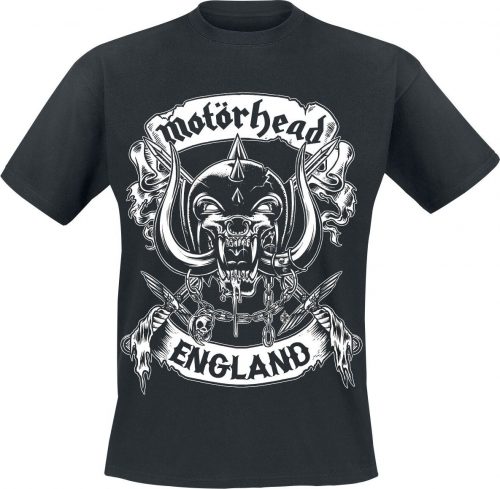 Motörhead Crossed England Tričko černá