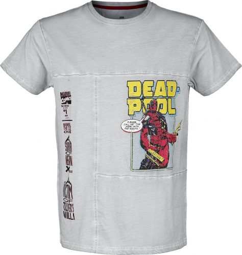 Deadpool 90 Tričko šedá