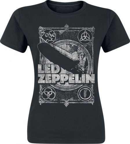 Led Zeppelin Shook Me Dámské tričko černá