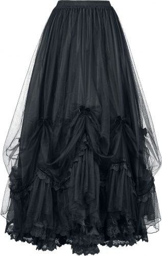 Sinister Gothic Sukně Gothic Maxi sukně černá