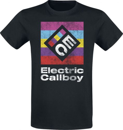 Electric Callboy Square Logo Tričko černá