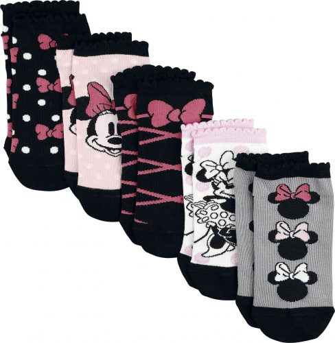 Mickey & Minnie Mouse Minni Maus Ponožky vícebarevný