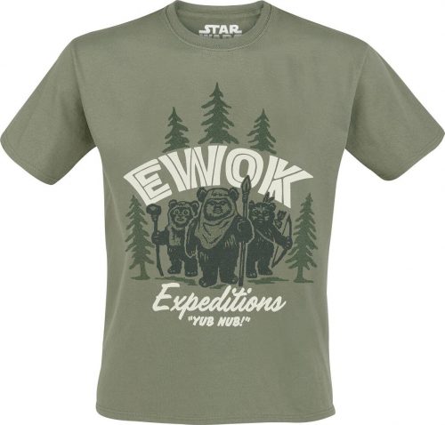 Star Wars Ewok Expeditions Tričko zelená