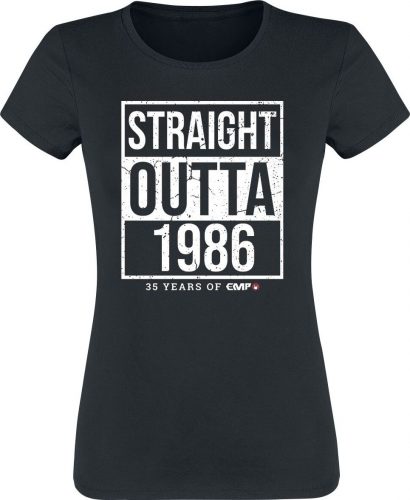 35 Years of EMP Straight Outta 1986 Dámské tričko černá