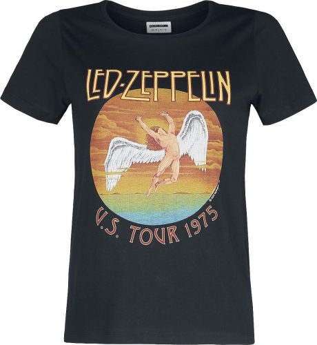 Led Zeppelin Noisy May - U.S. Tour 1975 Dámské tričko černá