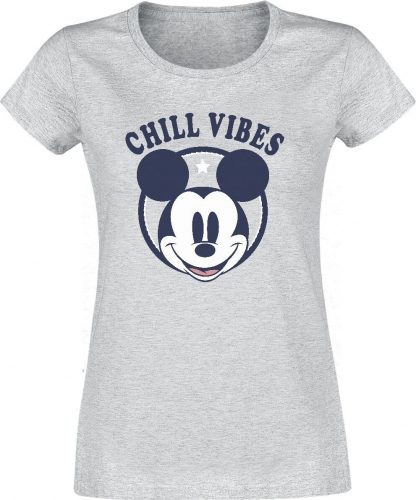 Mickey & Minnie Mouse Chill Vibes Dámské tričko šedá