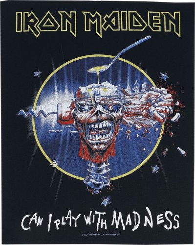 Iron Maiden Can I Play With Madness nášivka na záda vícebarevný