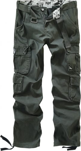 Black Premium by EMP Army Vintage Trousers Kalhoty khaki