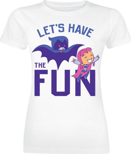 Teen Titans Go! Let´s Have The Fun Dámské tričko bílá