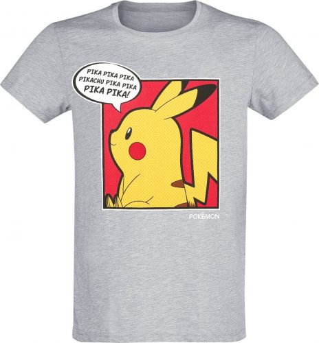 Pokémon Pikachu - Thinking Tričko šedá