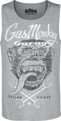 Gas Monkey Garage GMG Tank top šedá