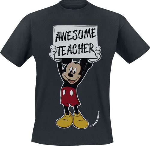Mickey & Minnie Mouse Awesome Teacher Tričko černá