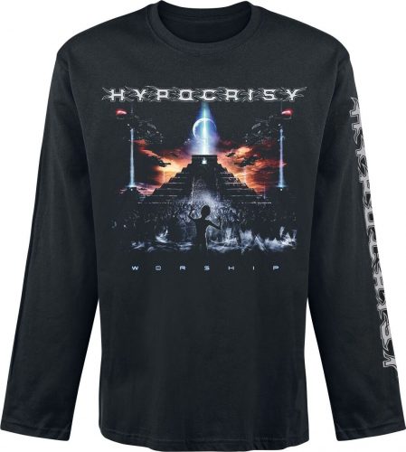 Hypocrisy Worship Tričko s dlouhým rukávem černá