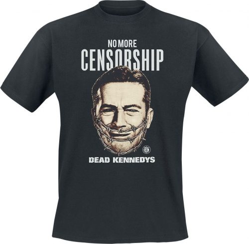 Dead Kennedy's No More Censorship Tričko černá