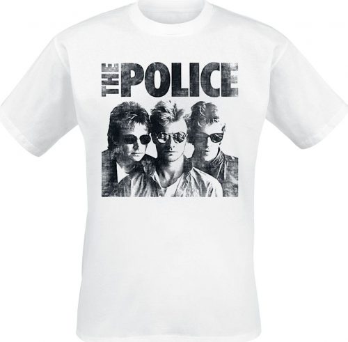 The Police Greatest Hits Cover Tričko bílá