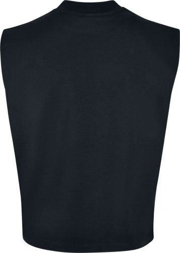 Urban Classics Ladies Organic Heavy Pleated Shoulder Top Dámské tričko černá