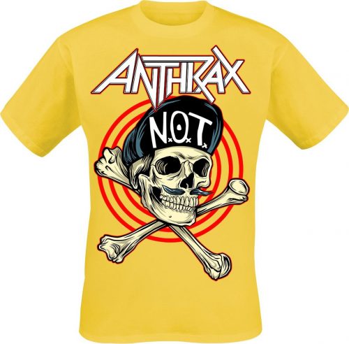 Anthrax Not Man Tričko žlutá