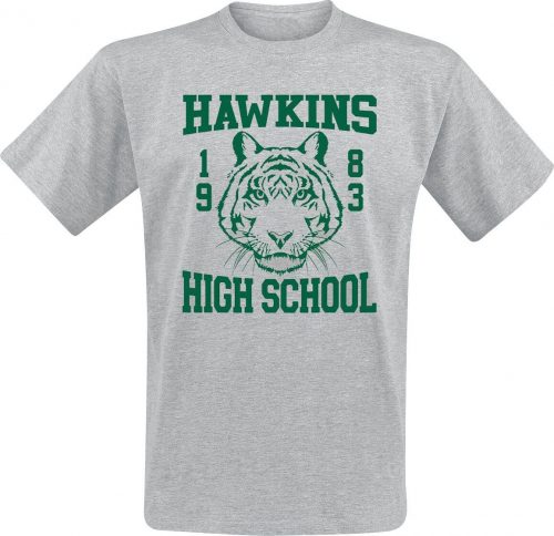 Stranger Things Hawkins High School Tričko prošedivelá