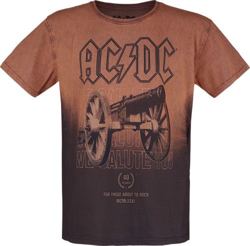 AC/DC For Those About To Rock Tričko hnědá