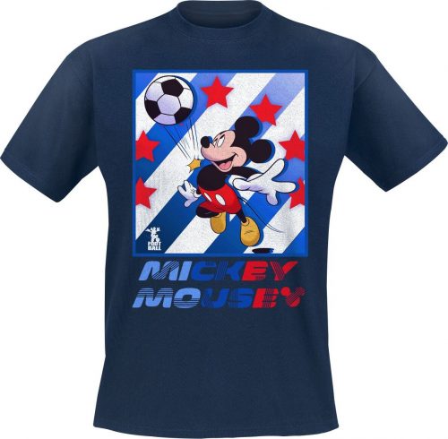 Mickey & Minnie Mouse Football Star Tričko modrá
