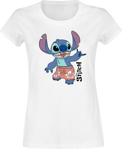 Lilo & Stitch Stitch - Bermuda Shorts Dámské tričko bílá