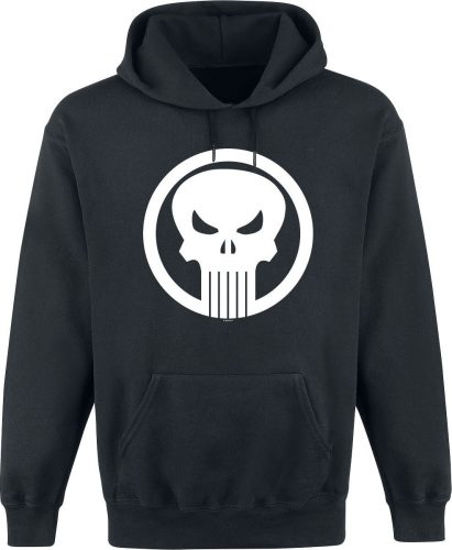 Marvel Knights Punisher Skull Circle Mikina s kapucí černá