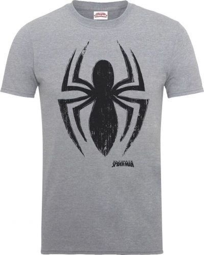 Spider-Man Ultimate Logo Tričko šedá