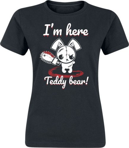Tierisch I'm Here Teddy Bear Dámské tričko černá