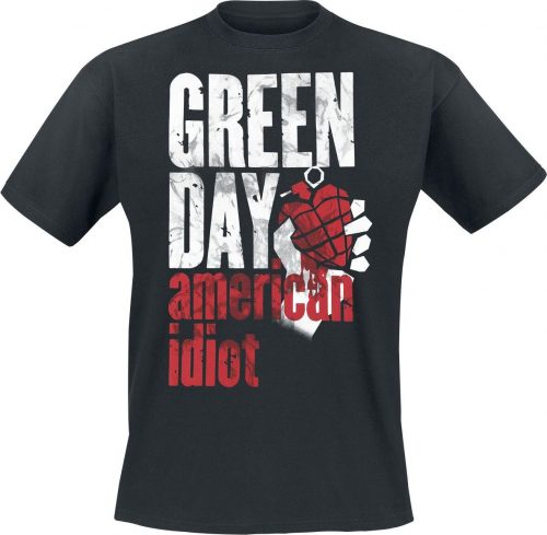 Green Day Smoke Screen Tričko černá