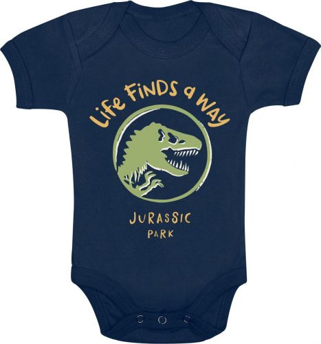 Jurassic Park Kids - Life Finds A Way body modrá