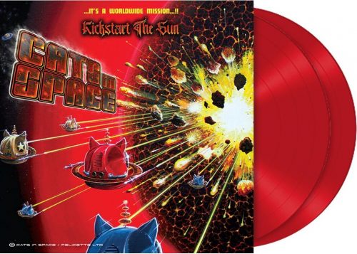 Cats In Space Kickstart the sun 2-LP červená