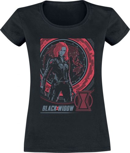 Black Widow Widow Globe Dámské tričko černá