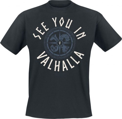 Vikings Valhalla - See You In Valhalla! Tričko černá