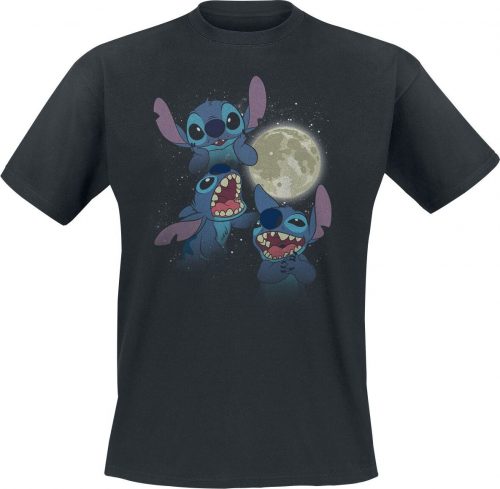 Lilo & Stitch Moon Tričko černá