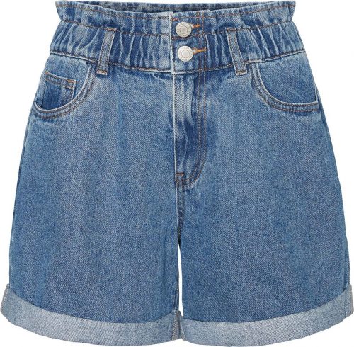 Noisy May Lyra High Waist Shorts Džínsové šortky modrá