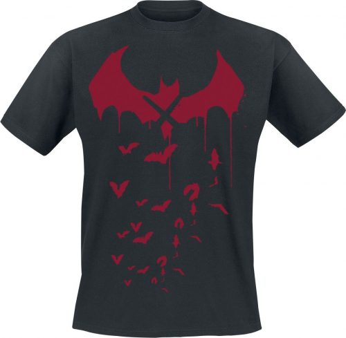 Batman Arkham Knight - Bats X Drip Tričko černá