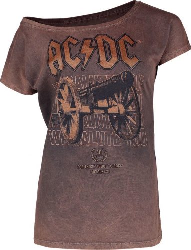 AC/DC For Those About To Rock Dámské tričko hnědá