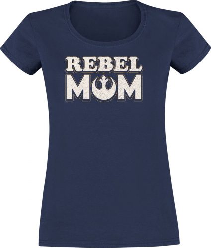 Star Wars Rebel Mom Dámské tričko námořnická modrá