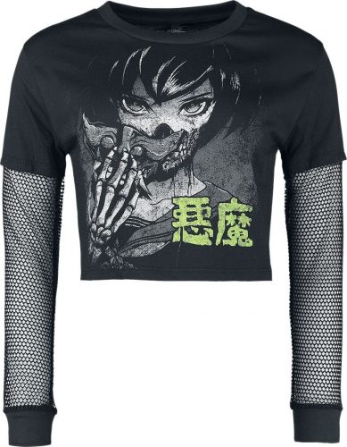 Zombie Makeout Club Skeleton Dámské tričko s dlouhými rukávy černá