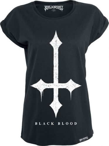 Black Blood by Gothicana Cross Dámské tričko černá
